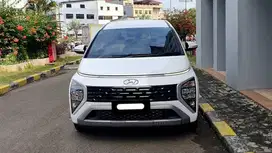 km 4 ribuan hyundai stargazer trend essensial 2024 putih tangan pertam