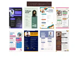 Jasa desain CV +lamaran kerja
