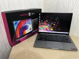 Advan AI GEN model 1406 AMD ryzen 7-8845HS ram 16/512 mulus normal