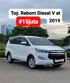 Toyota Innova V diesel at 2019 putih #15juta