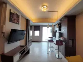Disewakan Apartemen Royal Mediterania Garden, 2+1BR Furnish Luas 53,5m