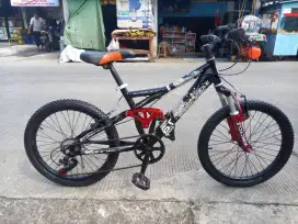 Jual / TT MTB uk 20 Wimcycle 6 Speed Siap Pakai Tuk Usia 7 - 15 Thn