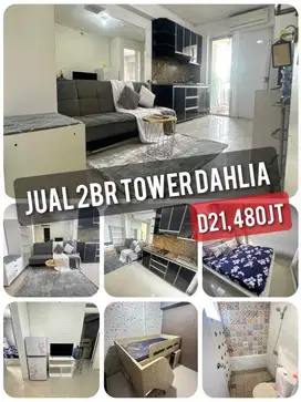 Jual 2BR furnished tower Dahlia apartemen Bassura City