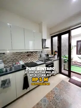 12060/ Jual cepat rumah Puri Bintaro  sektor 9 2 lantai bagus