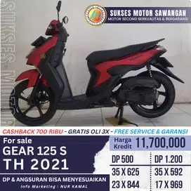 MIO GEAR 125 TH 202` DP 500K SYARAT CUKUP KTP KK AJA GUYS