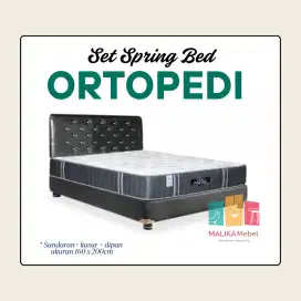 Set Spring Bed Ortopedi ukuran 160 x 200cm