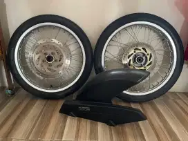 Lingkar Alloy Ninja Depan - Belakang