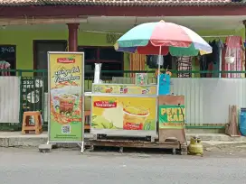 Rombong bekas es teh nusantara