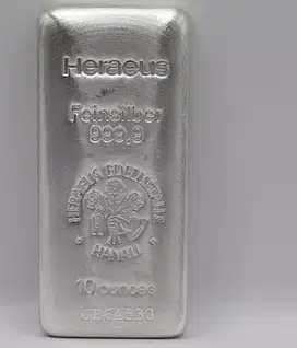 SILVER PERAK MURNI HERAEUS 10 OZ (311gr)