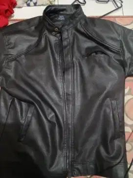 Jual aja ni jaket kulit & bomber black erigo ORI Size XL