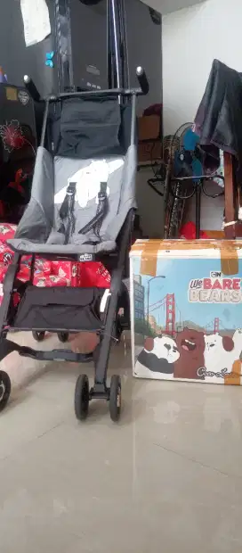 Stroller pockit cocolatte we bare bears limited UR8484