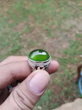 Batu Serpentine Hijau Botol