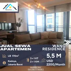 Kedoya Jakbar Jual Sewakan Apartemen Wang Residence 3+1BR Full Furnish