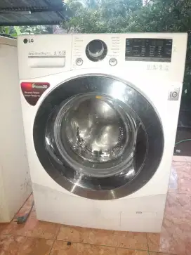 Jual mesin cuci front loading LG 9kg normal