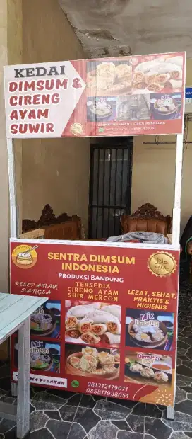 Booth porteble. Ukuran lebar 100cm, tinggi 90cm