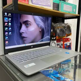 HP 14S Intel N4500 RAM 8 GB SSD 256 GB Laptop Slim Second Murah Normal