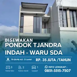 PONDOK TJANDRA 2 Lantai‼️Sewa Rumah Siap Huni Lebar 7