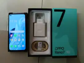 OPPO RENO 7 5G, RAM 8/256 GB FULSET ORIGINAL, BAGUS