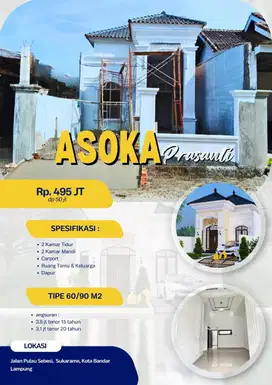 DI JUAL RUMAH KEKINIAN MURAH DI SUKARAME