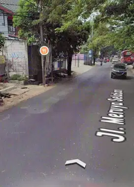Dijual cepat lahan pinggir jalan meruya selatan