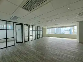 Sewa Kantor 344 m2 Sdh Fitted di Menara Rajawali Mega Kuningan, Nego