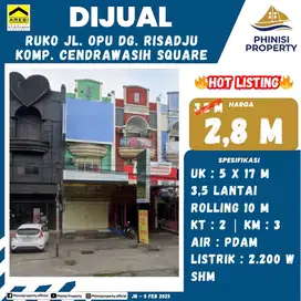 DIJUAL Ruko Cendrawasih Square hadap Jalan Poros