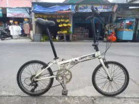 Jual / TT Seli Uk 20 Bike Colony 7 Speed Frame Alloy Siap Pakai