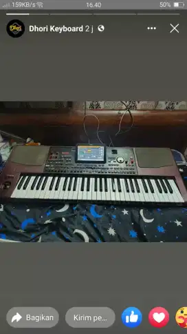 Dijual Keyboard Korg Pa - 1000 bekas istimewah