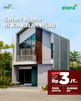RUMAH BARU DI CLUSTER ELORA TERA DAMAI,KOTA HARAPAN INDAH BEKASI