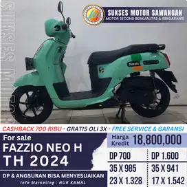 Gratis ongkir sampe depan rumah anda yuk order FAZZIO NEO 2024 DP 700k