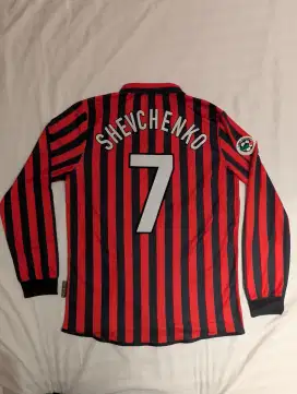 Jersey Retro AC Milan Centenary 99/00 #7 #Shevchenko Long Sleeve