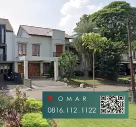 Rumah depan taman jalan lebar di puri bintaro sektor 9