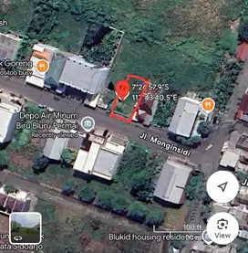 COCOK UTK USAHA TANAH DI JALAN MONGINSIDI SIDOARJO MURAH STRATEGIS