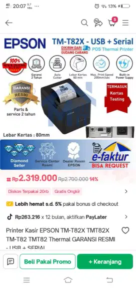 THERMAL PRINTER EPSON