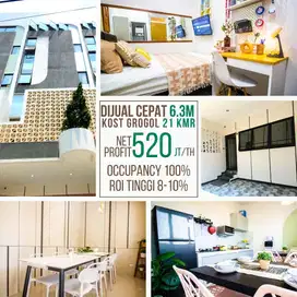 Rumah Kost Grogol 21 Kamar TERISI PENUH Roi 8-10%, Jakarta Barat