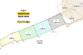 Disewakan Tanah  Tambak Osowilangun Surabaya