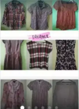 Jual baju dan atasan wanita bermerk dan tdk bermerk