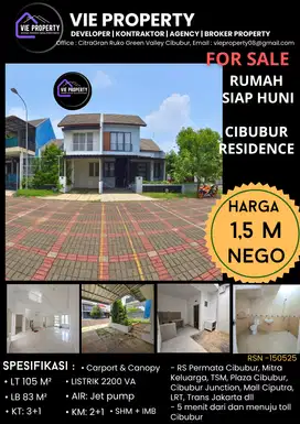 TURUN HARGA DIJUAL RUMAH RAPI LOKASI  PREMIUM MAHOGANY RESIDENCE
