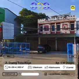 Dijual Ruko 2LT Poros Daeng Tata Raya Strategis Untuk Usaha, Nego FW