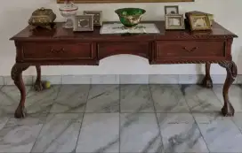 Meja Konsul Kayu Jati Tua Antik
