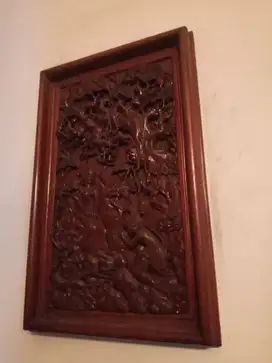 Relief kayu Sinta Hanoman