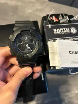 Jam G-shock Analog Digital warna hitam