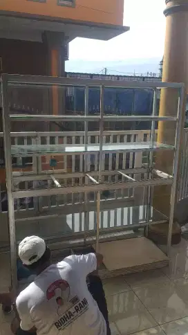 Promo gla2an lebaran haji steling kaca 4rak.