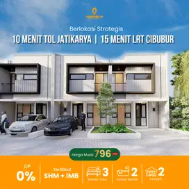 Rumah 2 lantai , nempel premier estate 3, free biaya dan bisa DP 0