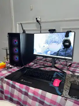 Jual Cepat PC Gaming rakitan Spek Gahar part masih GARANSI