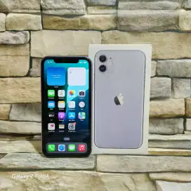 Iphone 11 128Gb Resmi ibox Fulset segel mulus 95%,BH 100%