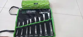 Kunci ring tekiro ukuran 6-24 isi 8 pcs