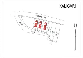 Kavling tanah tengah kota 125 - 489m² hanya 3,5jt/m²