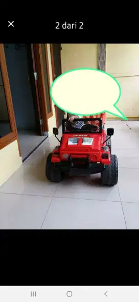 Mobil mainan pakai aki