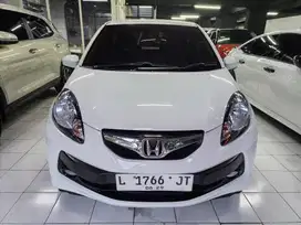 HONDA BRIO 1.2 E MANUAL THUN 2014 PUTIH SURABAYA